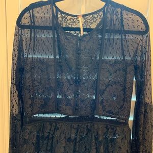 Free People Lace top